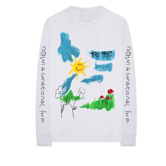 The 1975 NOACF DOODLE LONGSLEEVE T-shirt Small EUC - Picture 1 of 10